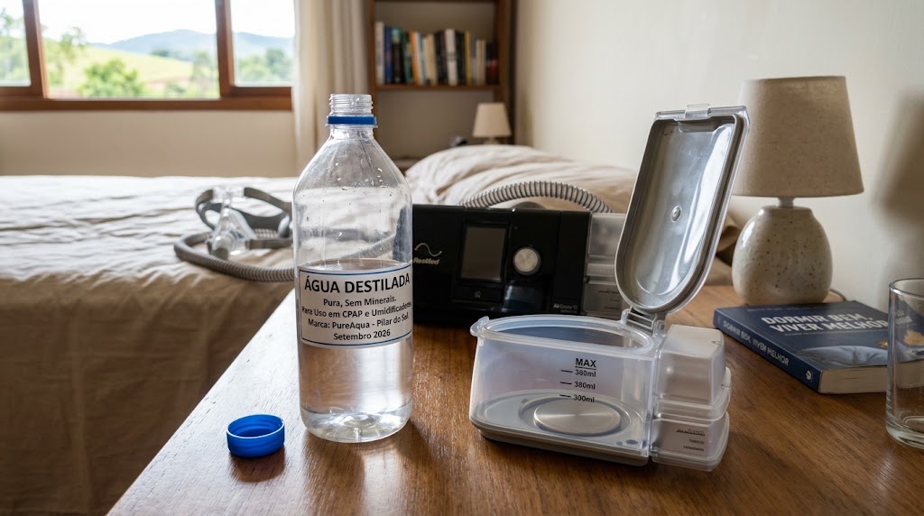Higiene do CPAP: como limpar máscara, tubo e umidificador do jeito certo