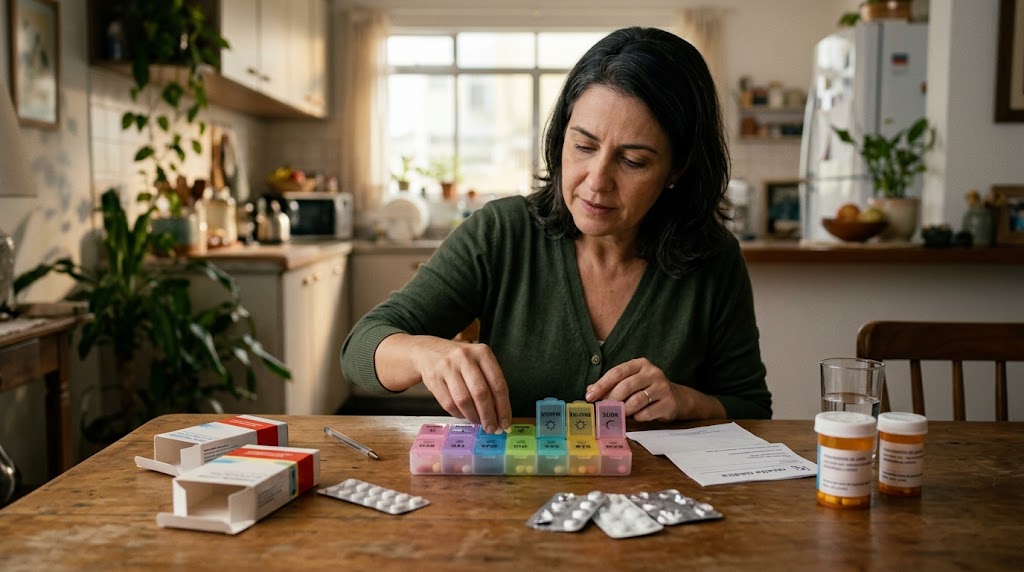 Organização de medicamentos do idoso: como reduzir erros na rotina de casa · Grupo Cene