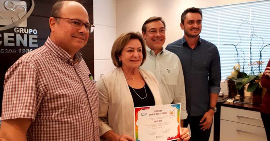 Grupo Cene é a primeira a receber o selo Empresa Amiga da Cultura