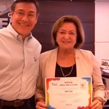 Grupo Cene recebe selo Empresa Amiga da Cultura