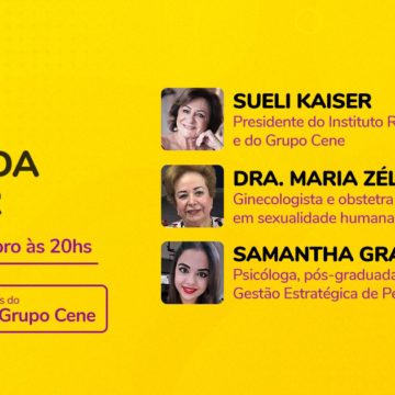 “Saúde da Mulher” é tema de live promovida pela Instituto Roka em parceria com o Grupo Cene