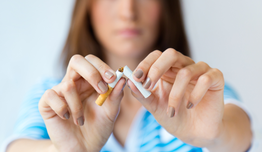 Não fume. Tabagismo, mesmo que passivo, pode causar vários danos à saúde